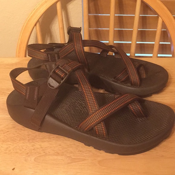 Chaco Other - Chaco men’s sport sandal brown and orange Sz 13